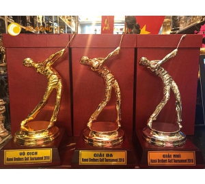 TƯỢNG ĐỒNG ĐÁNH GOLF, BIỂU TƯỢNG QUÀ TẶNG GIẢI THƯỞNG GOLF