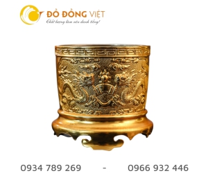 Bát hương thờ cúng, bát hương dát vàng