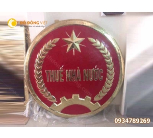 Công ty chuyên đúc logo huy hiệu thuế nhà nước