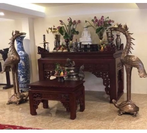 Đôi hạc đồng thờ cúng