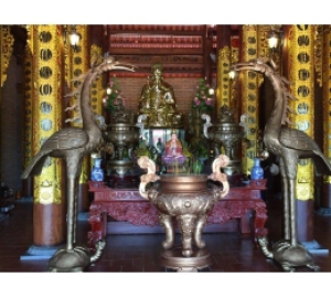 Đúc hạc thờ cúng theo yêu cầu