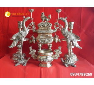 Lư đồng dapha - Đỉnh đồng thờ cúng