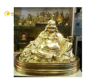 Đúc tượng phật Di Lặc bằng đồng, 