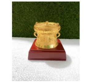 Quà lưu niệm trống đồng Đông Sơn thu nhỏ