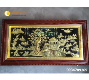 Tranh đồng quê bằng đồng giá rẻ