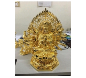 Tượng Phật Dát Vàng 24k đẹp tại TP HCM