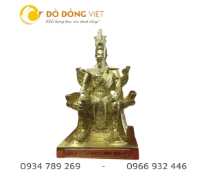 Tượng vua Hùng bằng đồng cỡ nhỏ để bàn làm việc