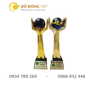 Đơn vị làm cúp đồng tại TP.HCM, Đồ đồng Việt đúc cúp đồng theo yêu cầu 