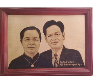 QUÀ TẶNG ĐỐI TÁC TRANH CHÂN DUNG THEO HÌNH CHỤP 