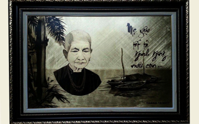TRANH BẰNG ĐỒNG TRANH CHÂN DUNG NGHỆ THUẬT ĐỘC ĐÁO 
