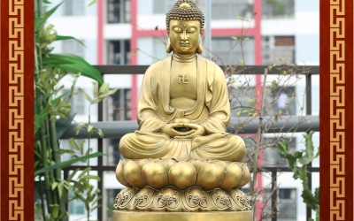 Tượng Phật Bằng Đồng Tại Bình Thạnh