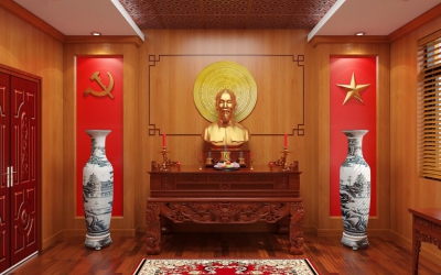 LẬP BÀI TRÍ BÀN THỜ BÁC HỒ NHƯ THẾ NÀO THÌ ĐÚNG CÁCH