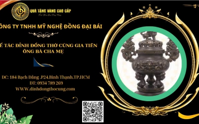 BỘ LƯ ĐỒNG THỜ CÚNG CHẤT LƯỢNG CHO TỔ TIÊN NGÀY TẾT 