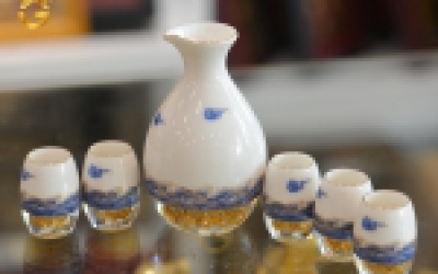 Bộ ấm rượu thiết kệ độc đáo đẹp tinh xảo