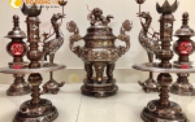 CÁCH BÀY TRÍ ĐỈNH ĐỒNG HỢP PHONG THỦY GIA CHỦ
