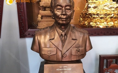 Địa chỉ đúc tượng đồng đại tướng Võ Nguyên Giáp, đúc tượng danh nhân 