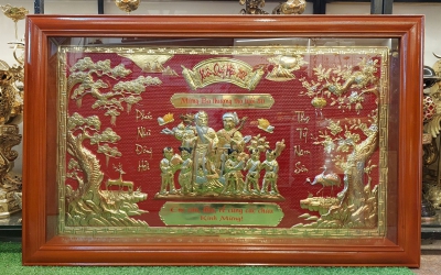 Địa chỉ mua tranh đồng mừng thọ uy tín, tranh đồng mừng thọ giá rẻ