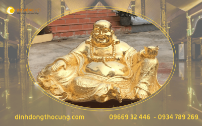 Địa chỉ thi công dát vàng 24k lên tượng Phật uy tín tại Tp.HCM