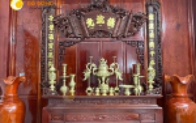 Đồ đồng Việt tư vấn thiết kế nội thất không gian thờ cúng