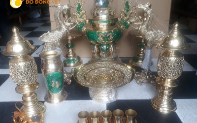 Độc đáo dòng sản phẩm lư đồng Dapha đính đá