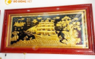 Đôi nét về Tranh Đồng Thuận Buồm Xuôi Gió Đèn LED