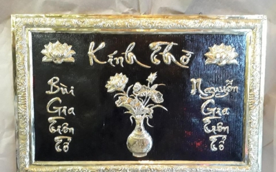 Lựa chọn tranh đồng cho phòng thờ gia tiên
