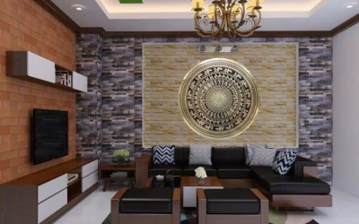 Thiết kế mặt trống đồng trang trí nội thất theo yêu cầu tại Đồ đồng Việt