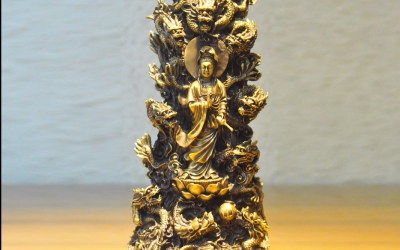 Ý nghĩa tượng Quan Âm Cửu Long bằng đồng trong phong thủy