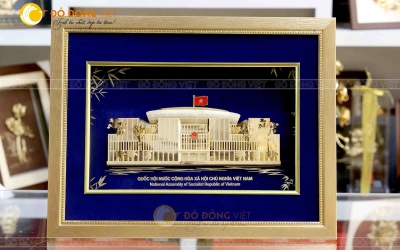Chế tác, thiết kế tranh vàng tòa nhà quốc hội theo yêu cầu