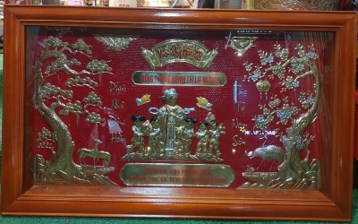 Địa chỉ bán tranh mừng thọ bằng đồng chất lượng