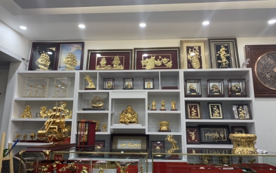 Tranh vàng 24k- vật phẩm trang trí cao cấp và ý nghĩa