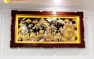Ý NGHĨA TẶNG TRANH MẠ VÀNG TRONG DỊP TẾT CỦA VĂN HÓA NGƯỜI VIỆT