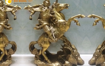 Tượng Quan Công bằng đồng và ý nghĩa trong phong thủy