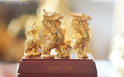 Tỳ hưu dát vàng 24k- quà tặng phong thủy ý nghĩa