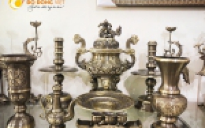 Ý nghĩa của 5 chữ Phúc Lộc Thọ Khang Ninh trên đỉnh đồng thờ cúng