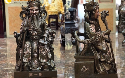 Ý nghĩa thờ cúng tượng đồng Thần tài, lưu ý khi đặt tượng Thần tài