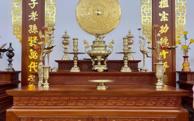 Ý NGHĨA ĐỒ THỜ BẰNG ĐỒNG TRONG KHÔNG GIAN THỜ CÚNG 