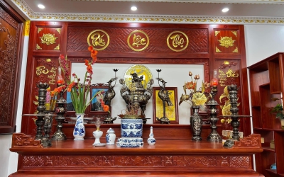 THIẾT KẾ THI CÔNG PHÒNG THỜ ĐẸP MẮT CỦA NGƯỜI VIỆT