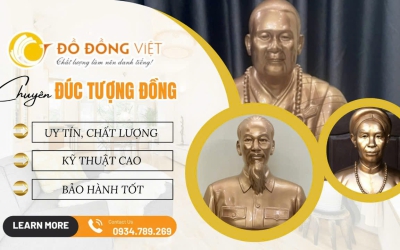 QUY TRÌNH ĐÚC TƯỢNG CHÂN DUNG BẰNG ĐỒNG THEO YÊU CẦU 