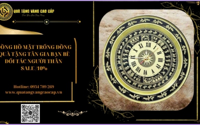 ĐỒNG HỒ MẶT TRỐNG ĐỒNG QUÀ TẶNG SALE 10 -20% TẠI BÌNH THẠNH
