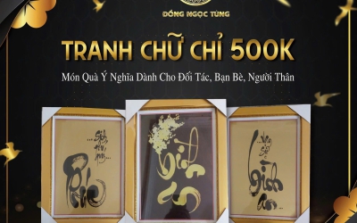 MẪU TRANH CHỮ BẰNG ĐỒNG GIÁ 500K ĐỔ LẠI - ĐỒ ĐỒNG VIỆT
